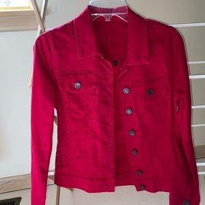 Red blazer jacket